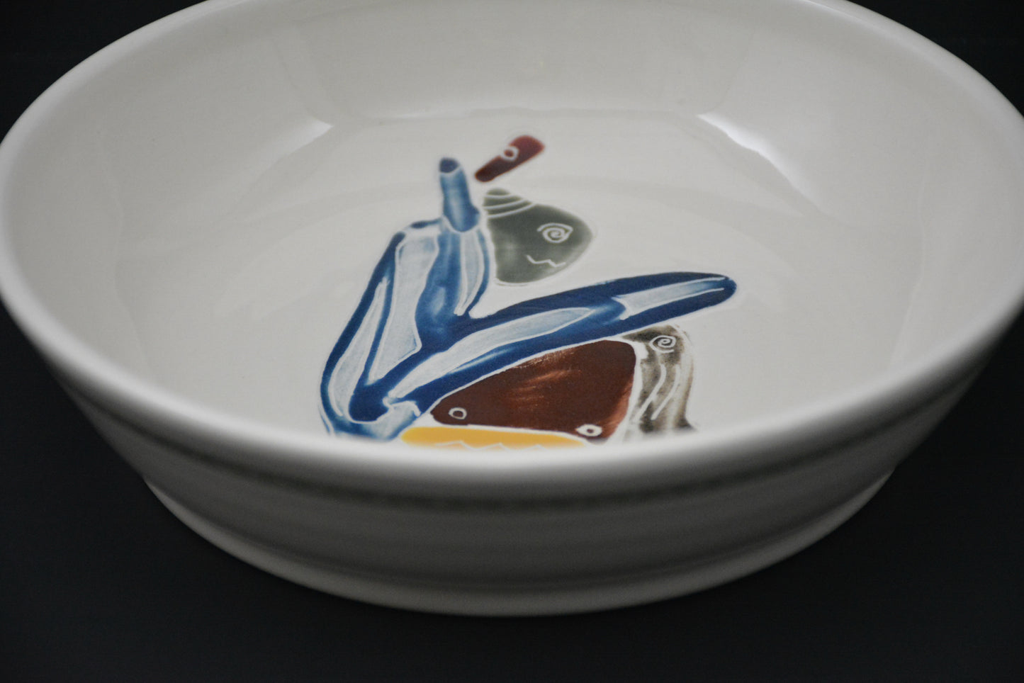 BL-35 Ceramic Spaghetti Bowl - Bol à spaghetti en porcelaine