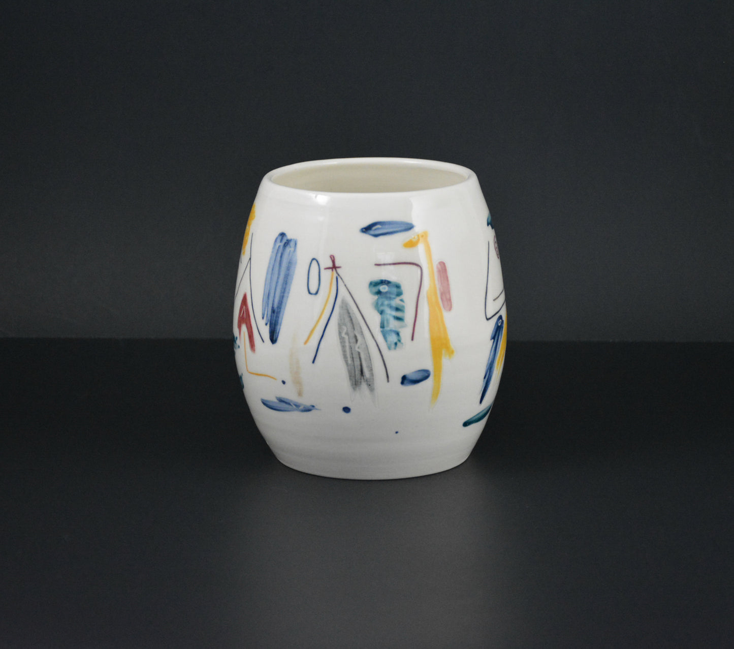 VAS-11 Pottery  Ceramic Vase de poterie blanche