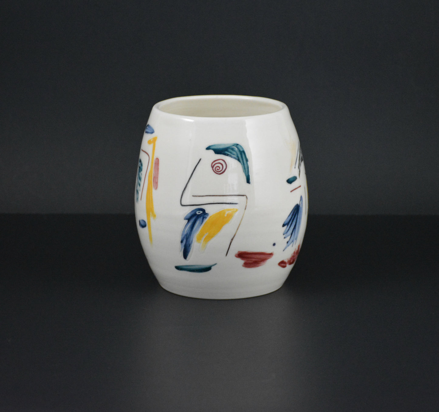 VAS-11 Pottery  Ceramic Vase de poterie blanche