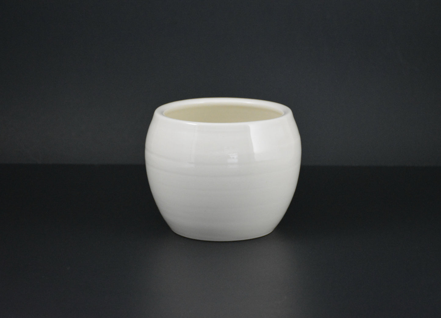 VAS-12 Pottery Ceramic Vase de poterie blanche