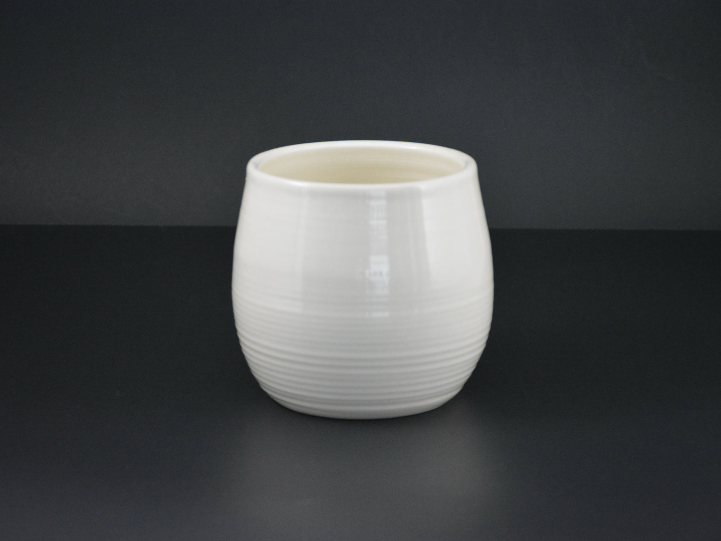 VAS-13 Pottery Ceramic Vase de poterie blanche