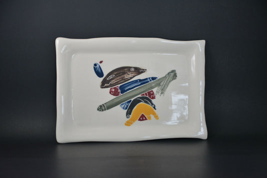 AS-06 Ceramic Plate - Porcelain plate