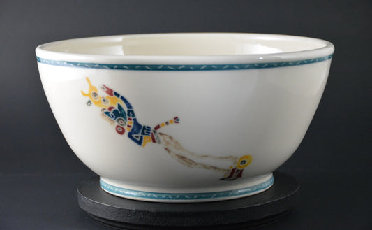 BL-03  White Ceramic Bowl - Bol de porcelaine Blanc