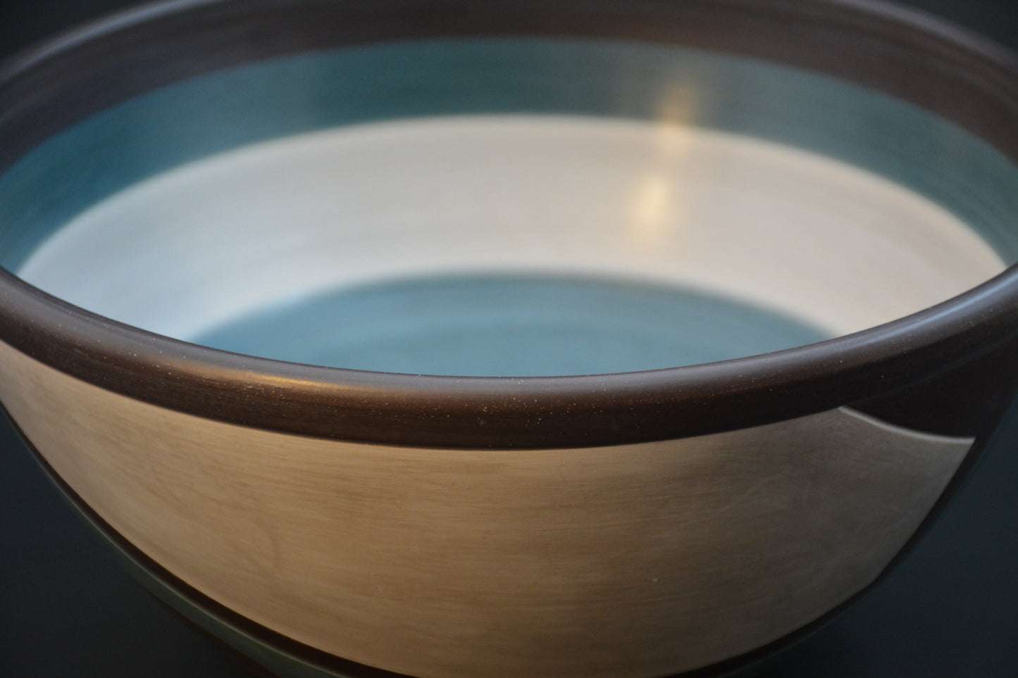BL-24 Ceramic Fruit bowl - Decorative centerpiece - "ÉCLIPSE" - Bol à fruit - Centre de table décoratif