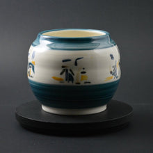 Charger l&#39;image dans la galerie, VAS-10  Turquoise Ceramic Vase - Porcelaine
